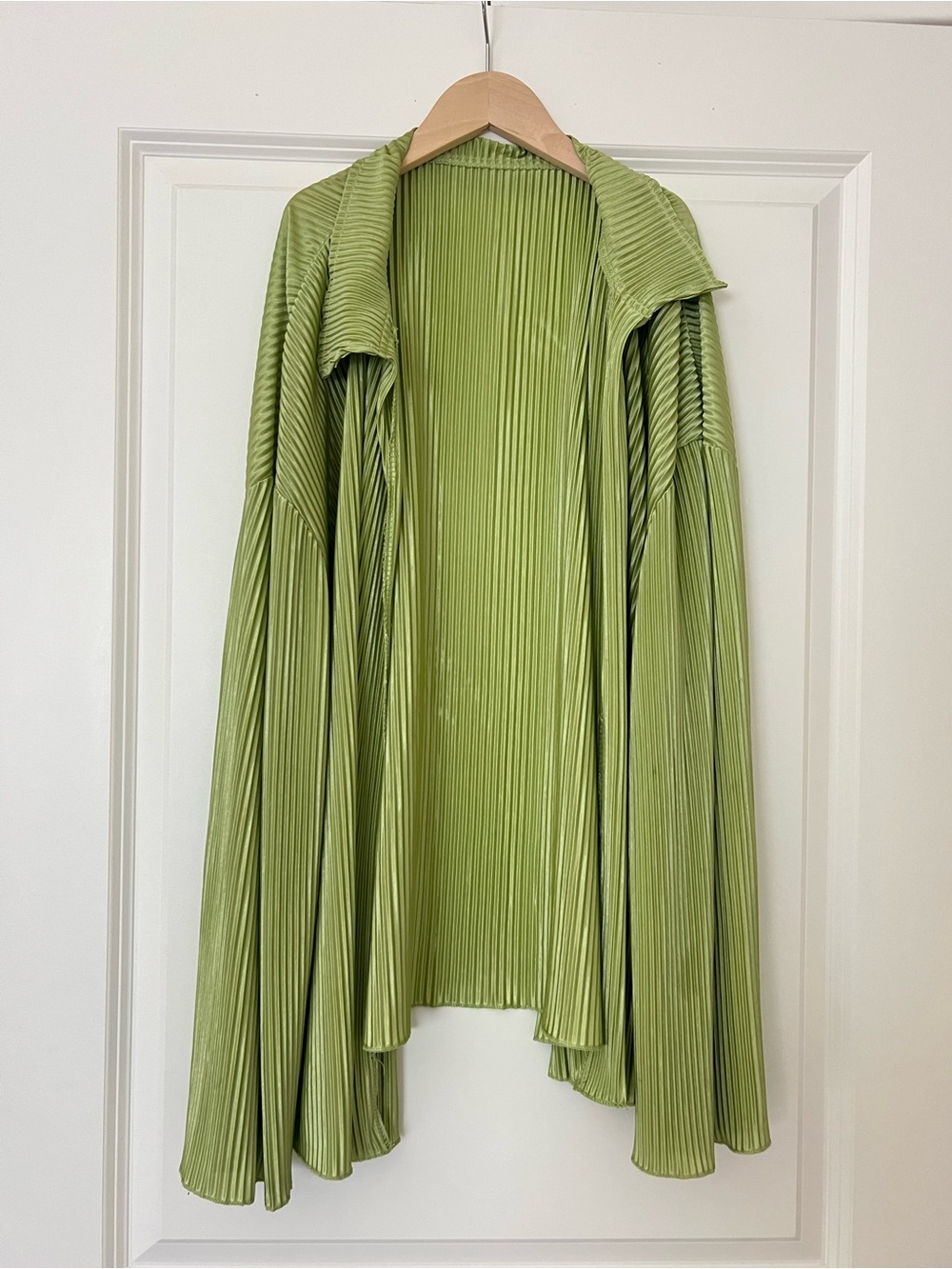 Lime green cardigan
